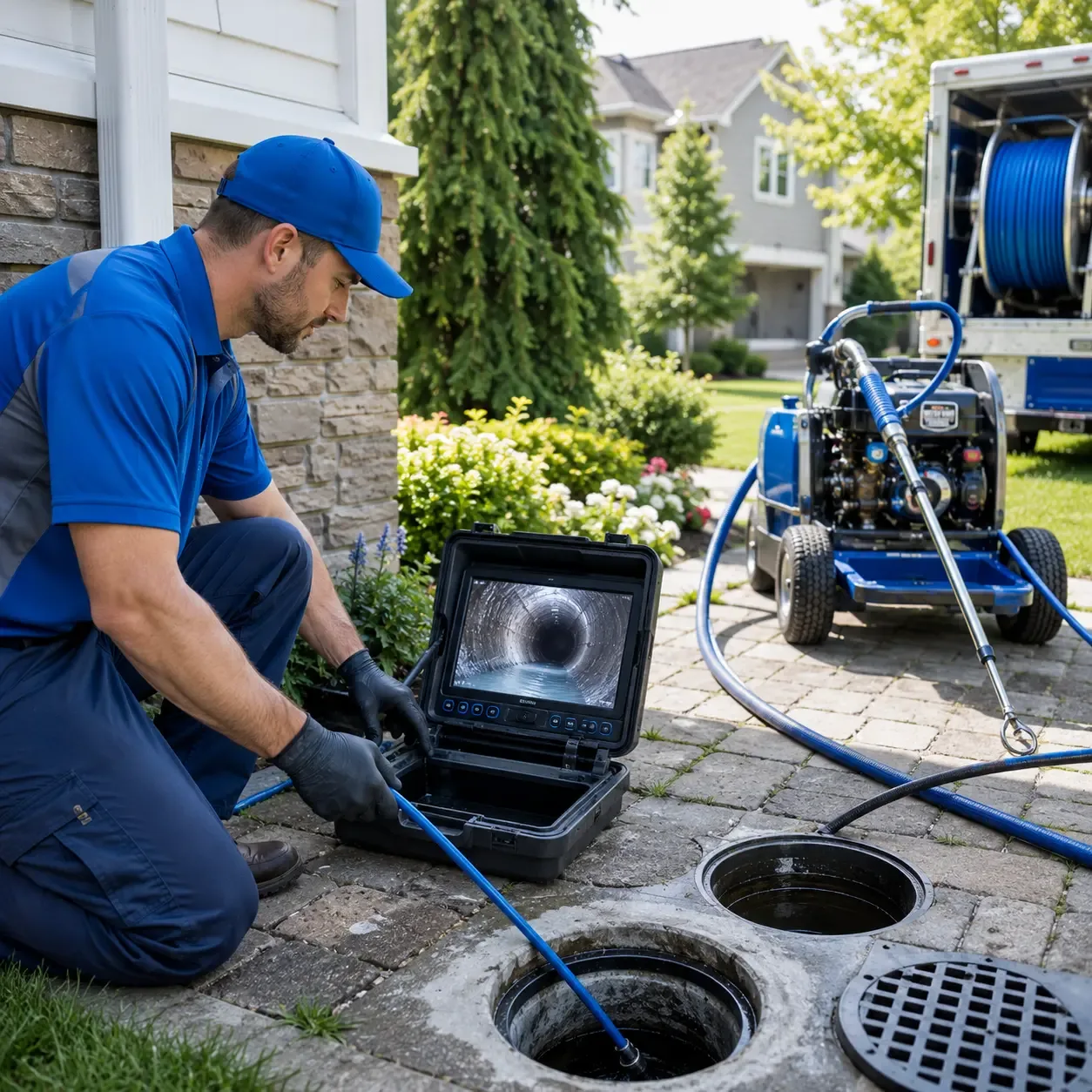 Outdoor drain cleaning professionals serving Alverton, PA
